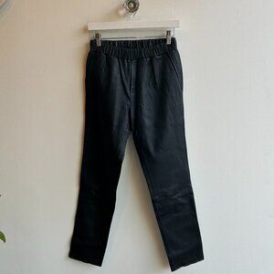 Zinga Jogger Style Leather Leggings NWT
